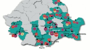 Harta orase judete romania risc seismic