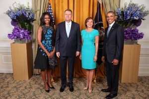 Klaus si Carmen Iohannis impreuna cu Michelle si Barack Obama (facebook/klausiohannis)