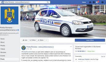 politia monitorizeaza facebook