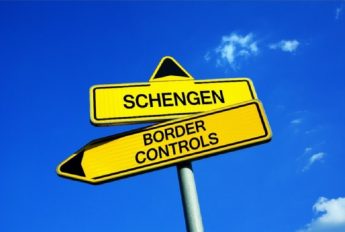 Schengen traffic sign